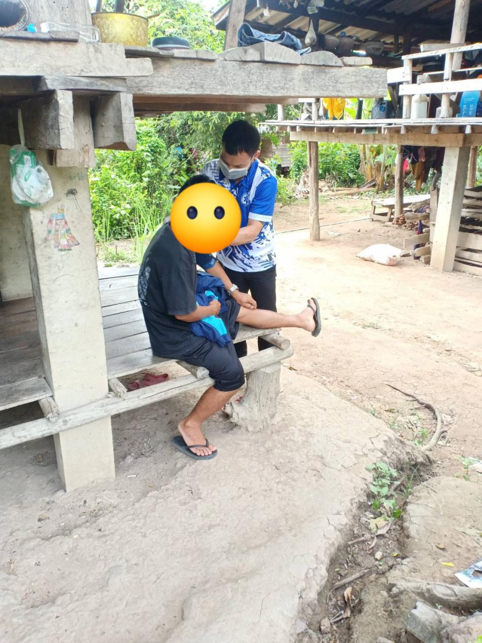 เจ้าหน้าที่กู้ชีพ อบต.ทุ่งหัวช้าง ออกตรวจสอบพื้นที่ ที่ได้รับแจ้ง  ในเขตรับผิดองค์การบริหารส่วนตำบลทุ่งหัวช้าง