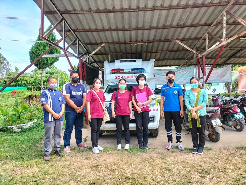 เจ้าหน้าที่องค์การบริหารส่วนจังหวัดลำพูน ได้ลงพื้นที่นิเทศติดตามการใช้ระบบD๑๖๖๙ และตรวจประเมินความพร้อมของรถปฏิบัติการการแพทย์ฉุกเฉิน ประจำปี 2565 ให้กับเจ้าหน้าที่ กู้ชีพองค์การบริหารส่วนตำบลทุ่งหัวช้าง 